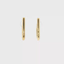 Aretes Hoop en Oro Amarillo