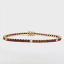 Pulsera Tennis de Diamantes y Rubí