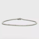 Pulsera tipo tennis de Diamantes en Oro blanco 14k